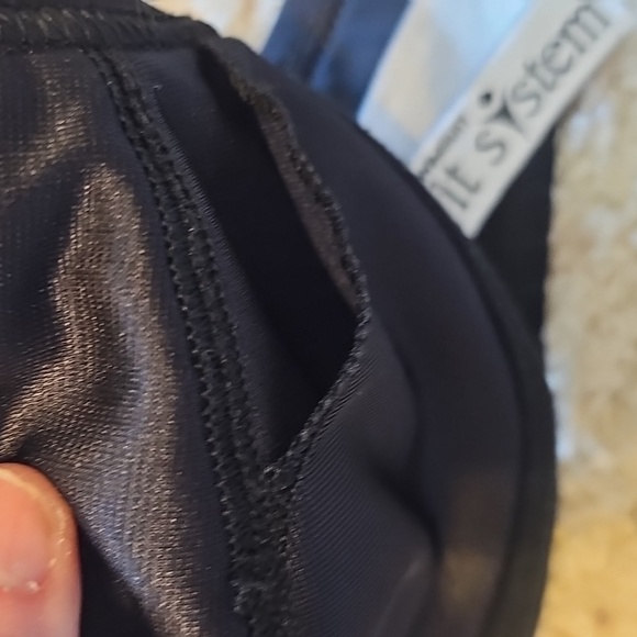 Fit System Ribbed Black High Rise Bikini - Picture 6 of 7